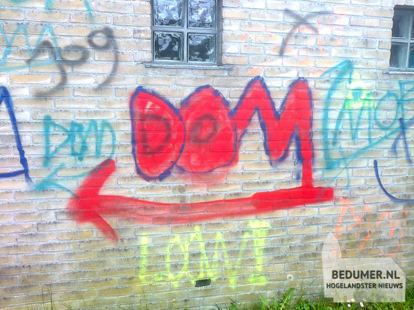 Daders graffiti vernielingen Bedum gepakt